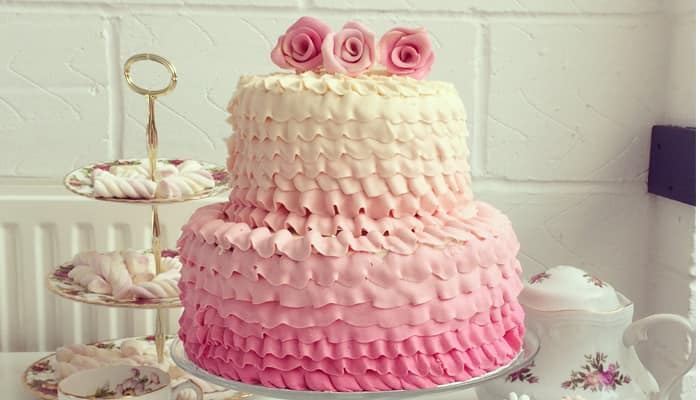 Ruffle Cake