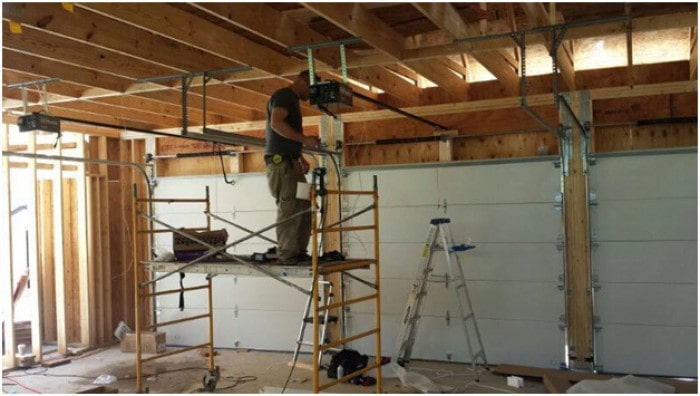 install a garage door